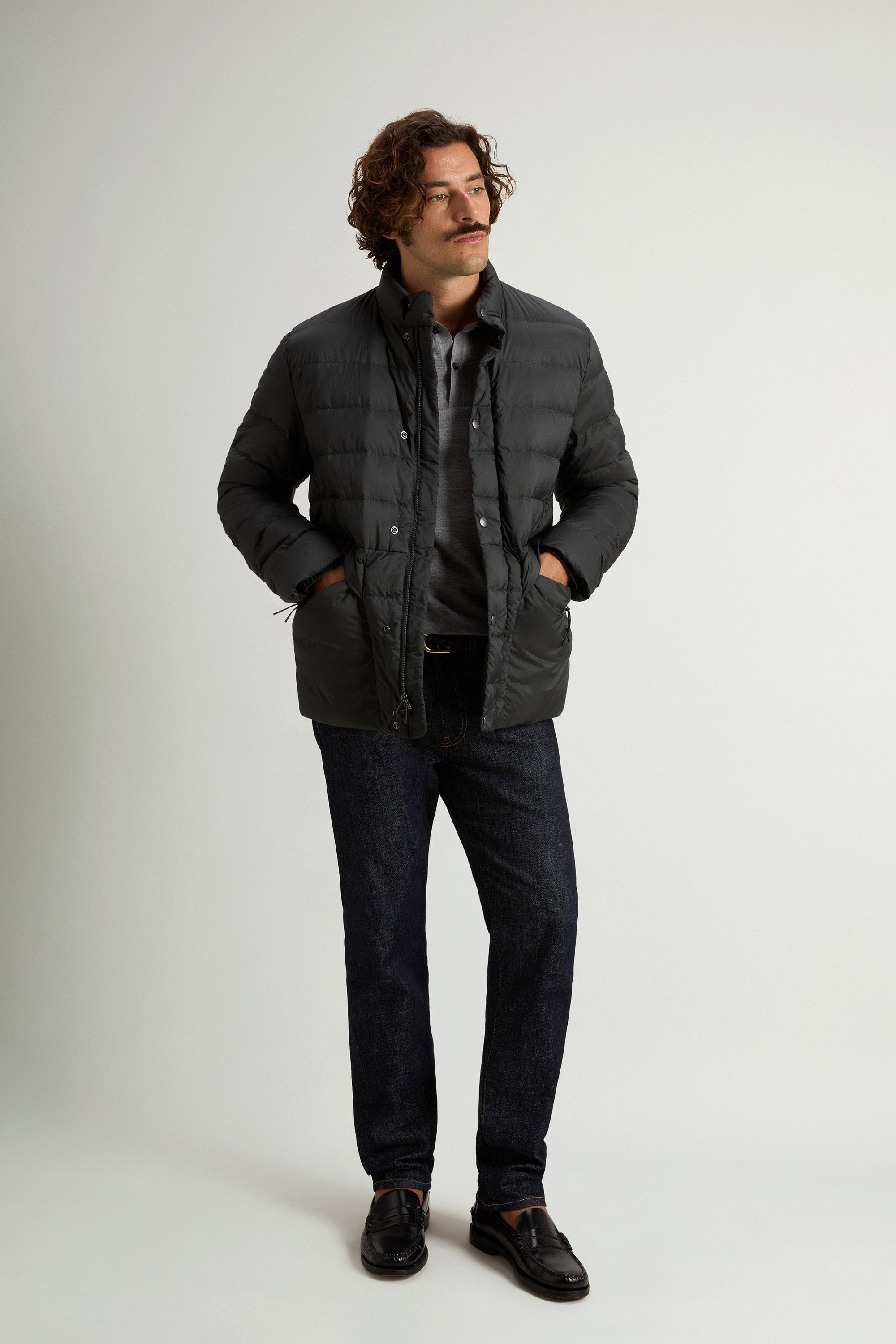 Bering Jacke aus Crinkle-Nylon Grau photo 1 | Woolrich