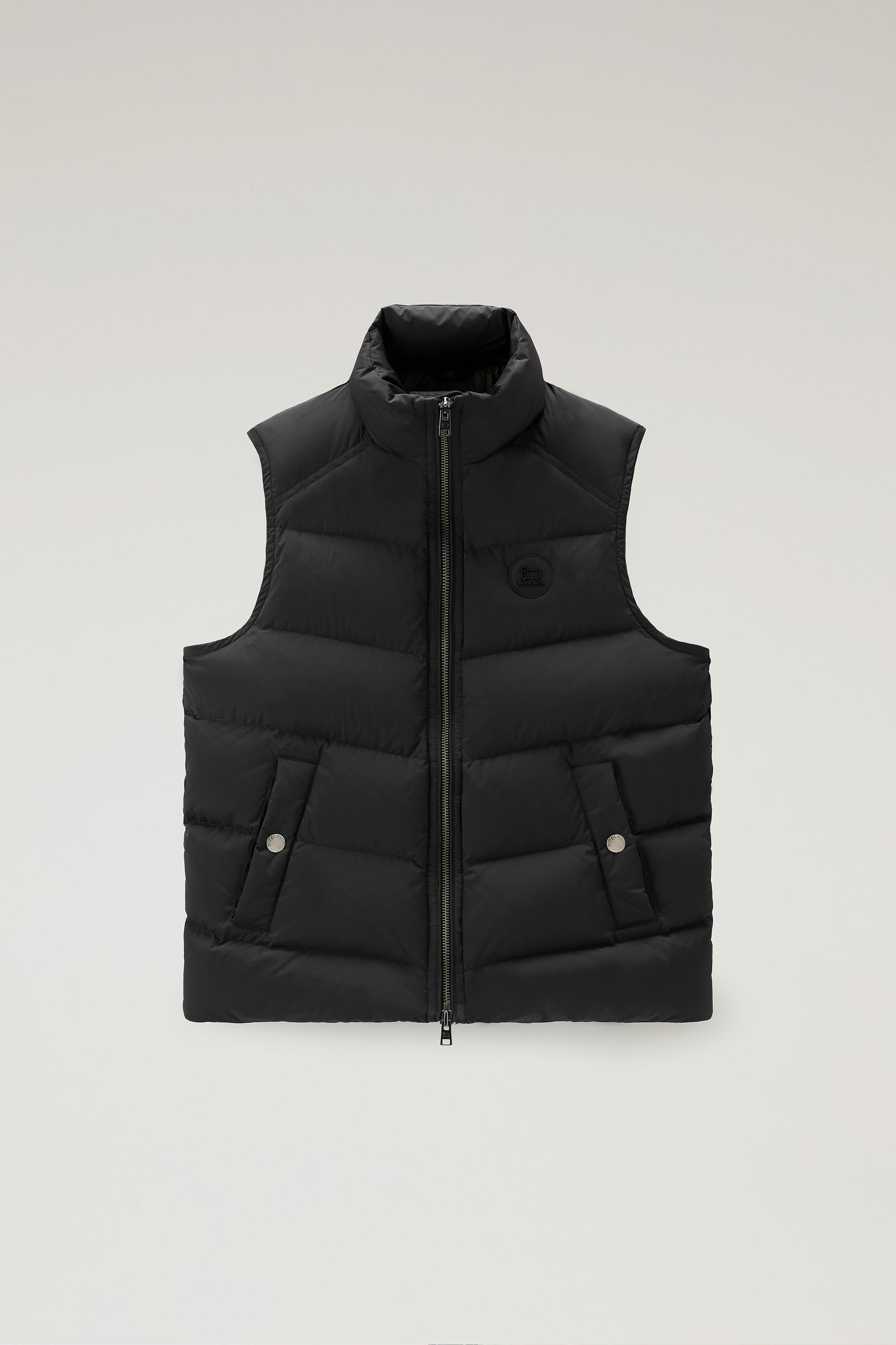 Premium Padded Vest in Stretch Nylon Black photo 1 | Woolrich