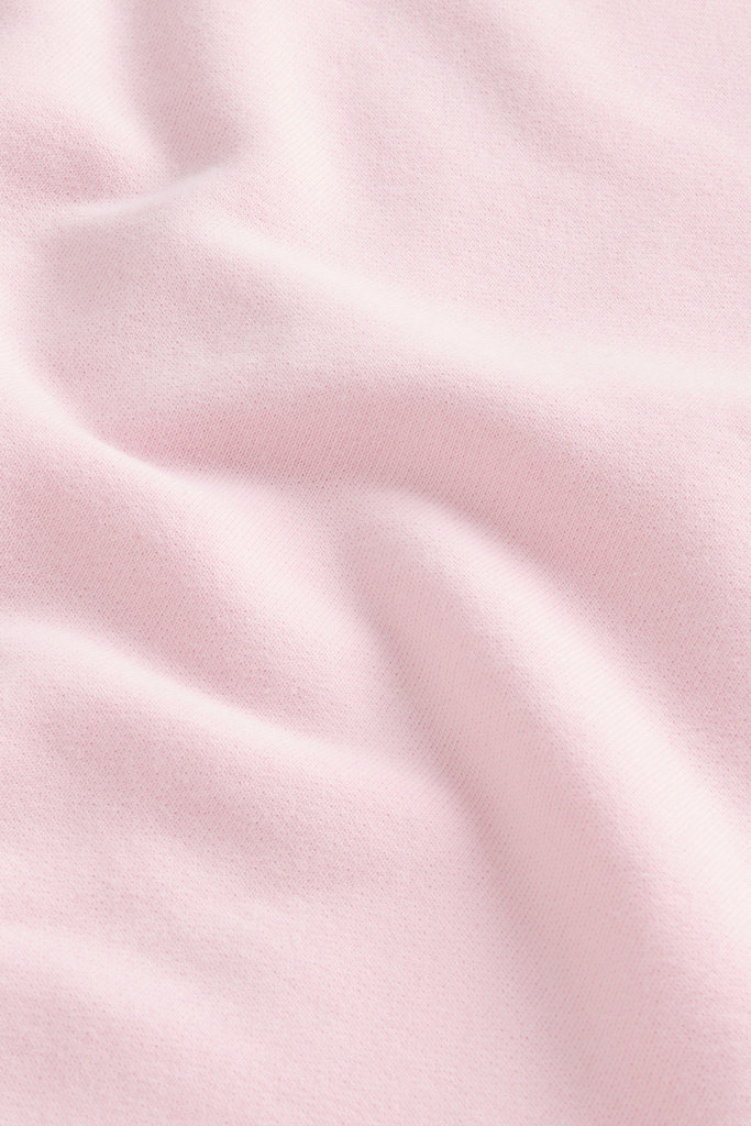 Garment-Dyed Crewneck Sweatshirt in Pure Cotton with Logo Pink photo 2 | Woolrich