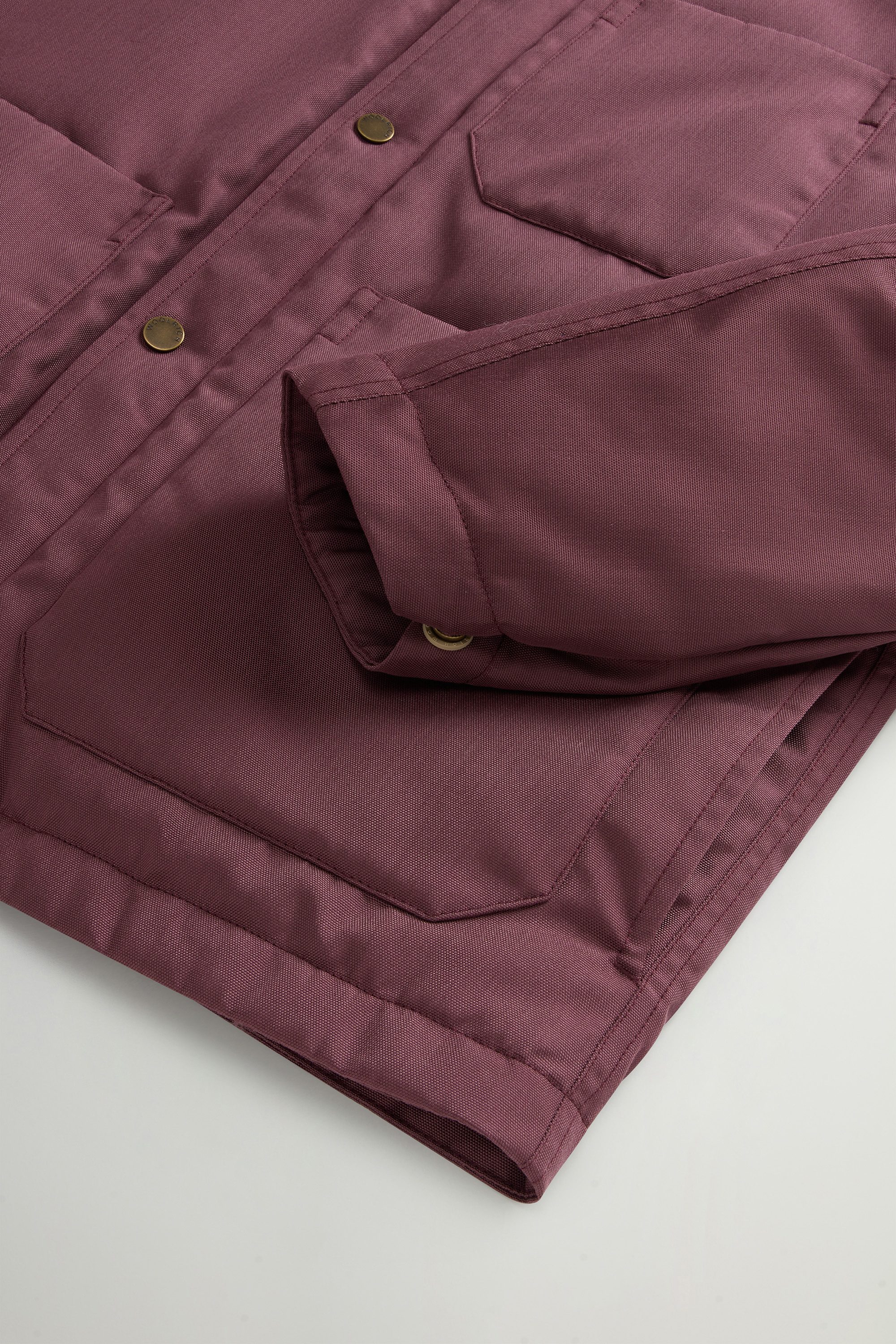 Padded Overshirt in Recycled CORDURA® Nylon Burgundy photo 7 | Woolrich