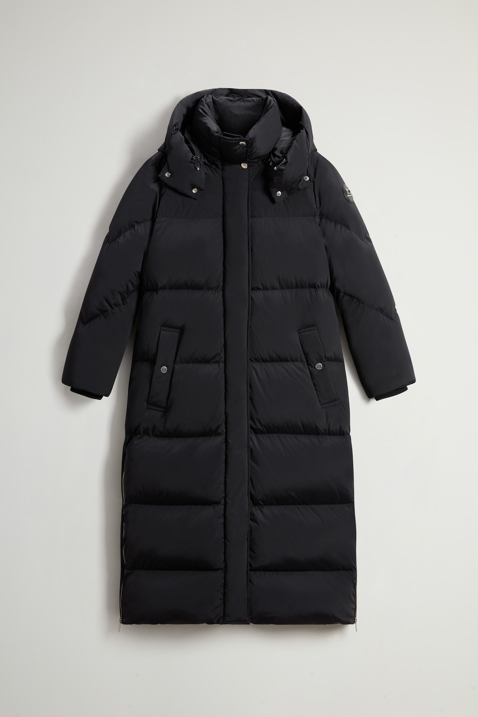 Aurora Long Parka in Stretch Nylon Black photo 5 | Woolrich