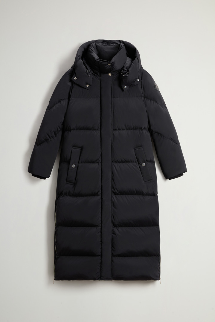 Aurora Long Parka in Stretch Nylon Black photo 5 | Woolrich