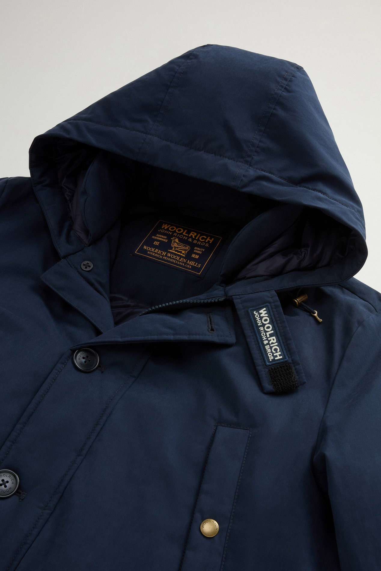 Parka in Mountain Cloth Blue photo 2 | Woolrich