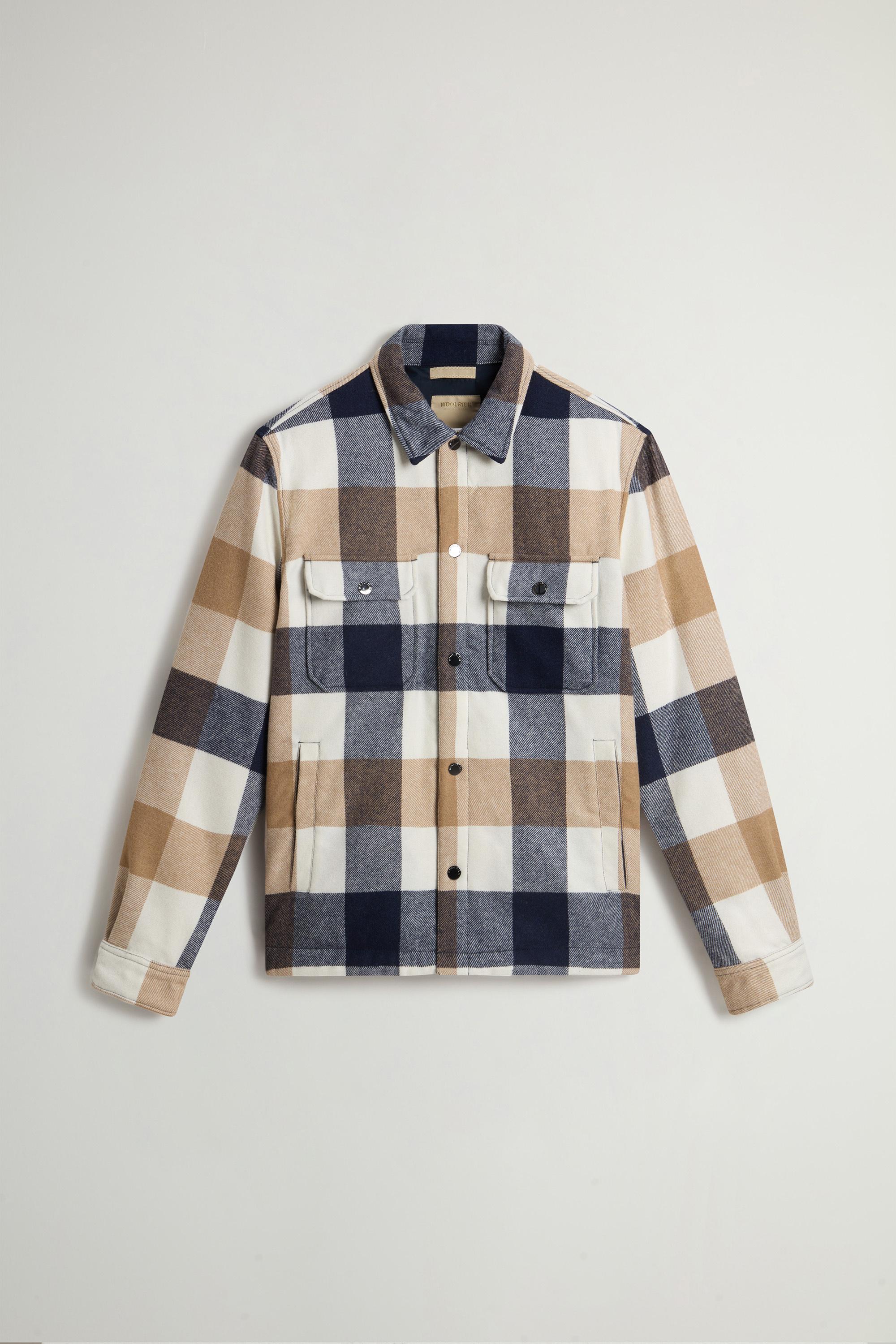 Alaskan Check Overshirt in Recycled Italian Wool Blend Multicolor photo 5 | Woolrich