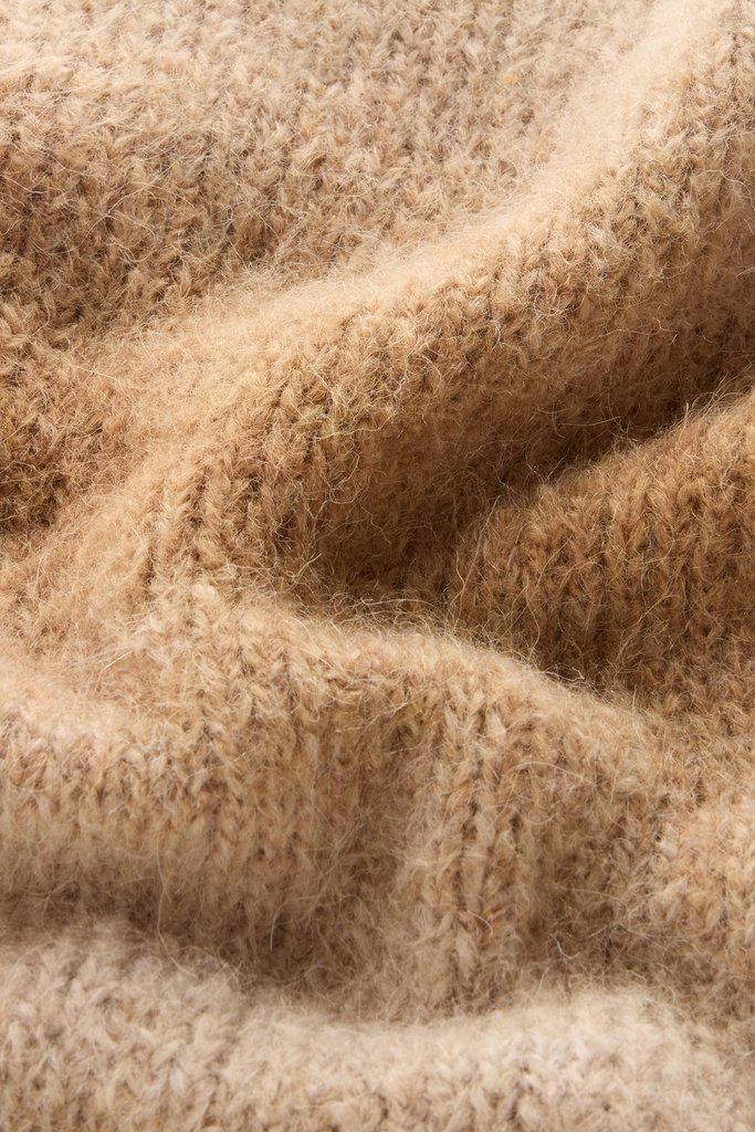 Turtleneck Sweater in Alpaca Blend with Dégradé Effect Beige photo 4 | Woolrich