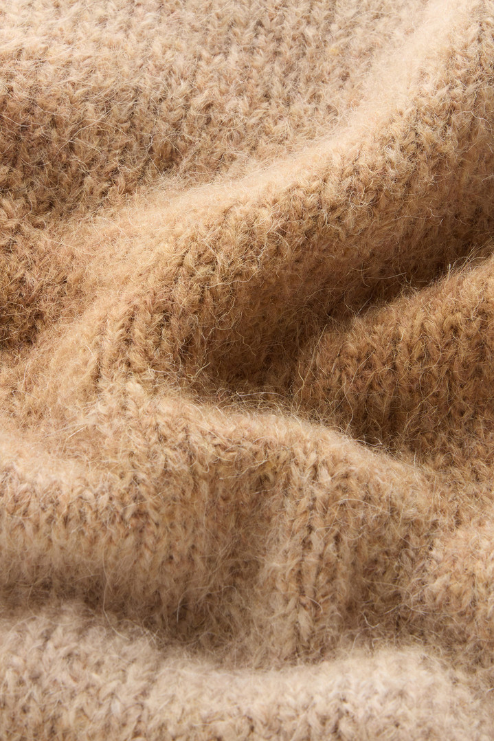 Turtleneck Sweater in Alpaca Blend with Dégradé Effect Beige photo 4 | Woolrich