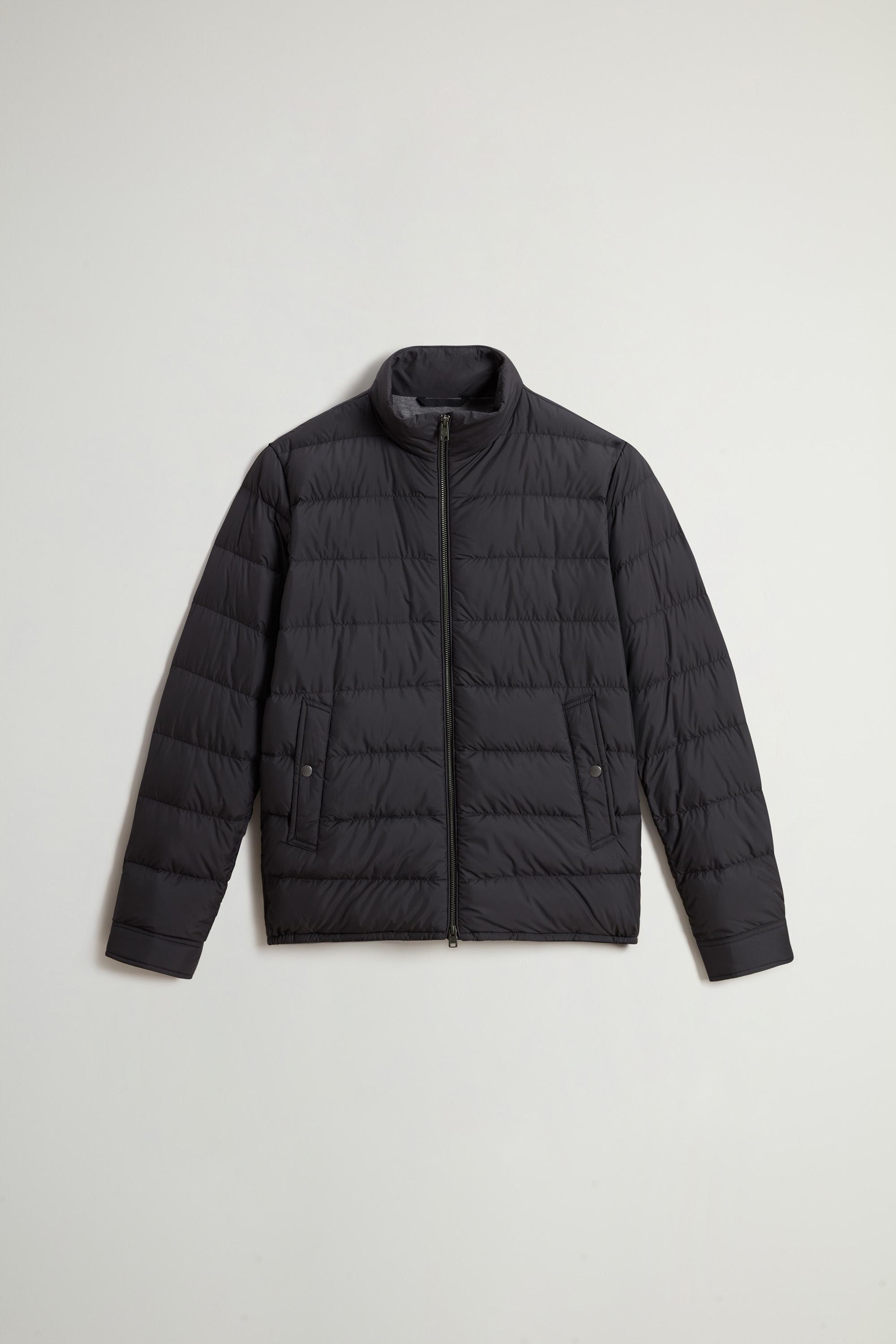 Lightweight Down Jacket in Microfiber Black photo 1 | Woolrich