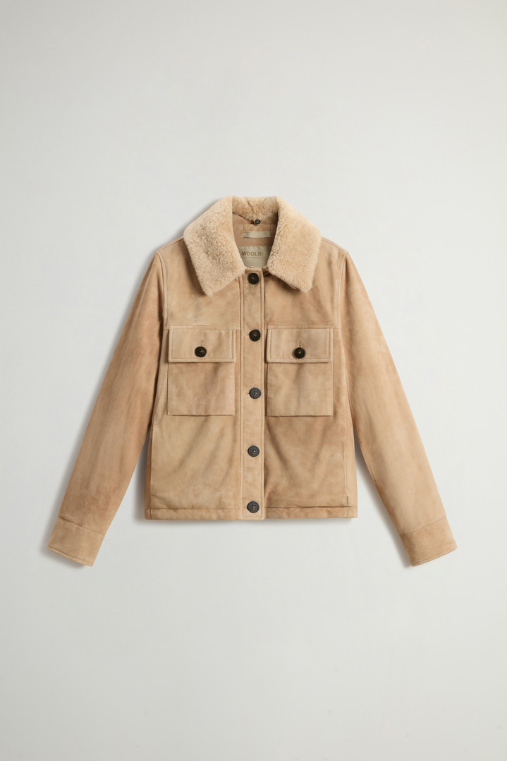 Padded Suede Jacket Beige photo 5 | Woolrich