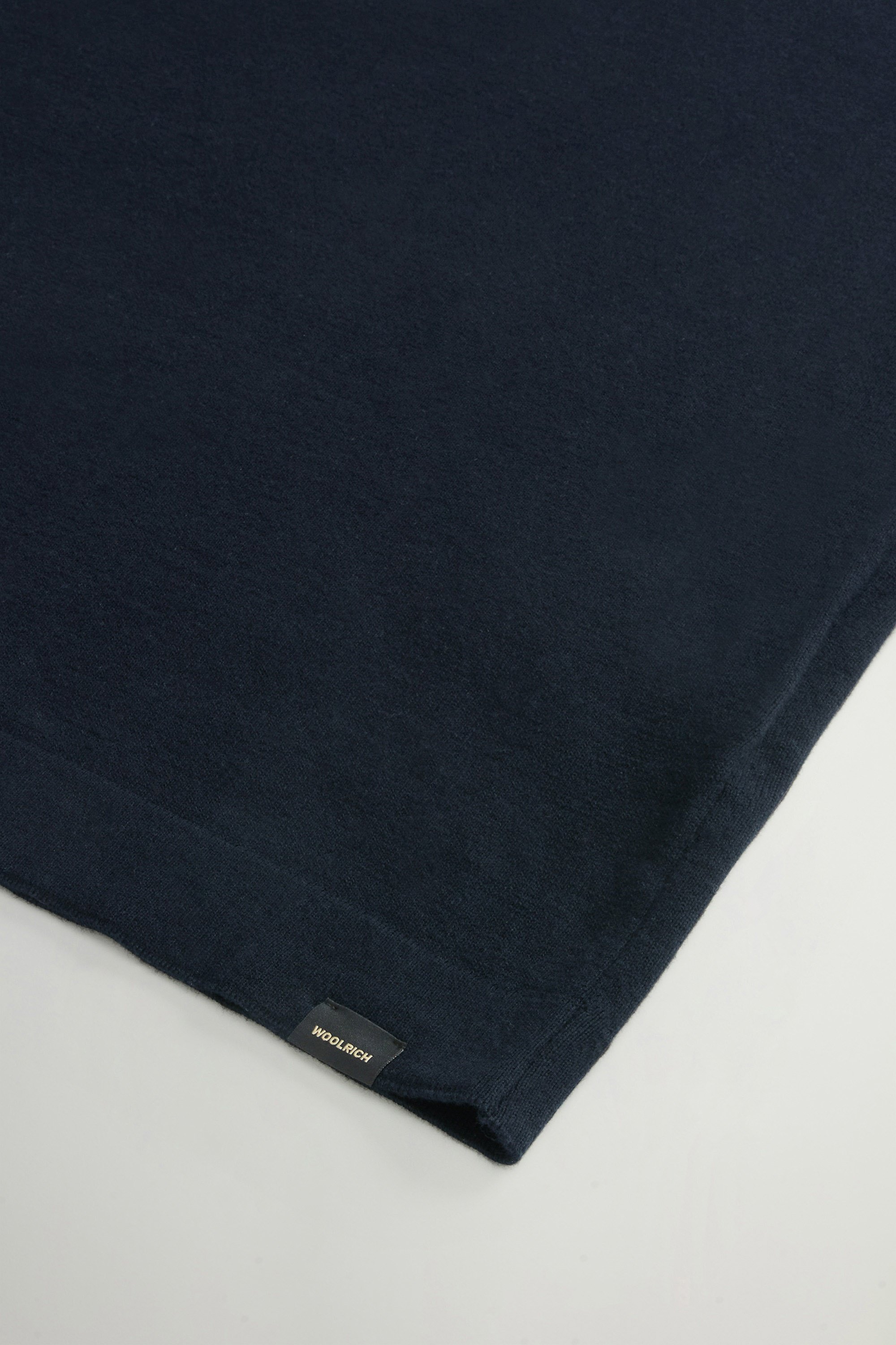 Short-Sleeved Pure Cotton Sweater Blue photo 7 | Woolrich