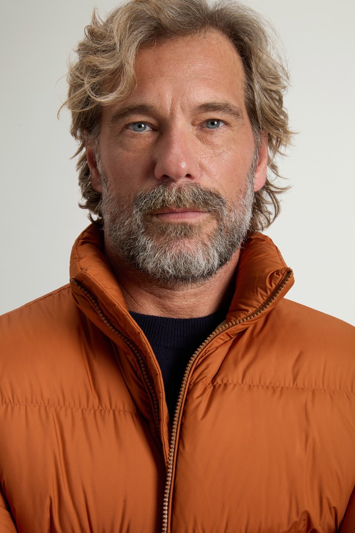 Cloud Down Jacket in Microfiber Brown photo 4 | Woolrich