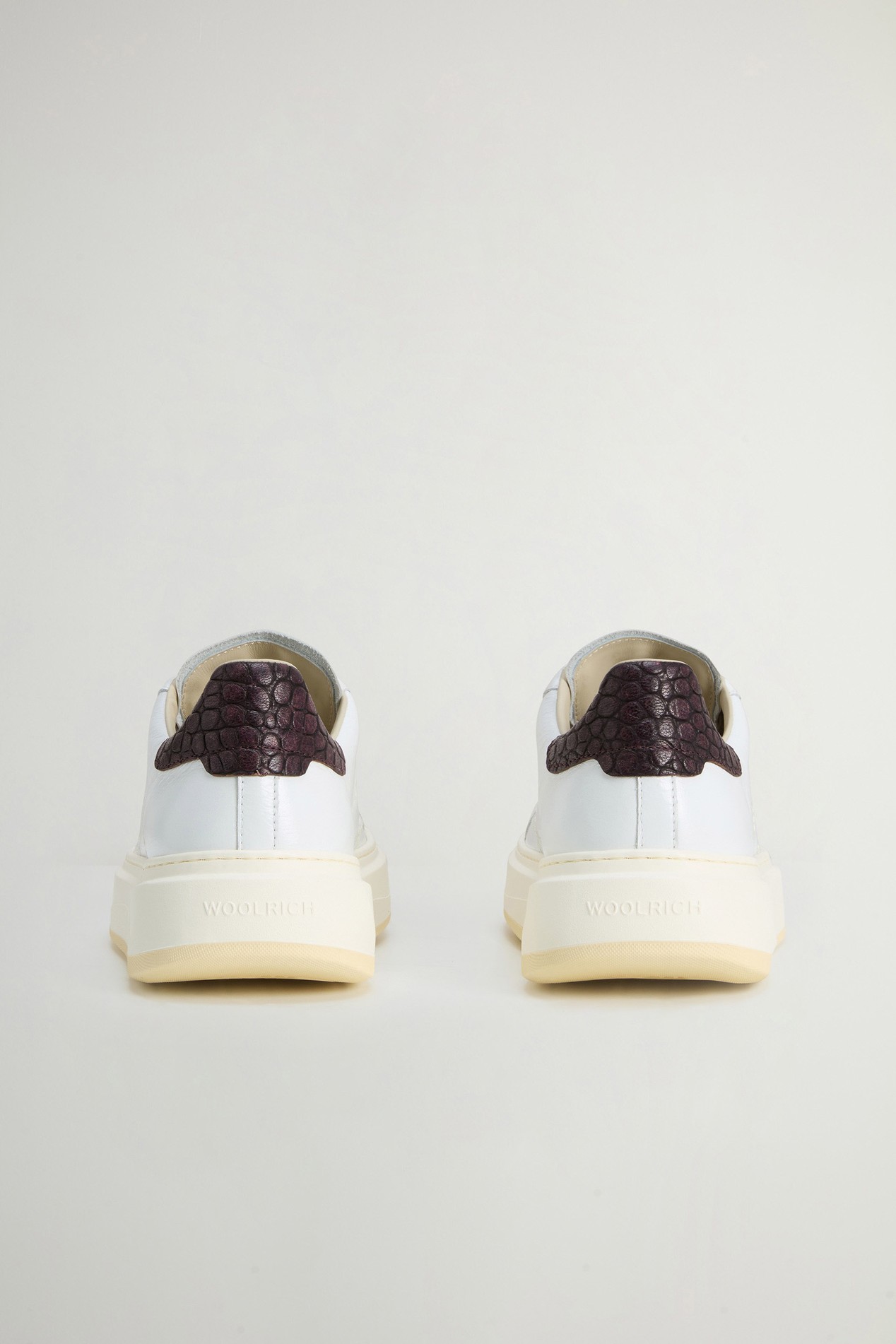 Arrow Sneakers in Calfskin White photo 3 | Woolrich