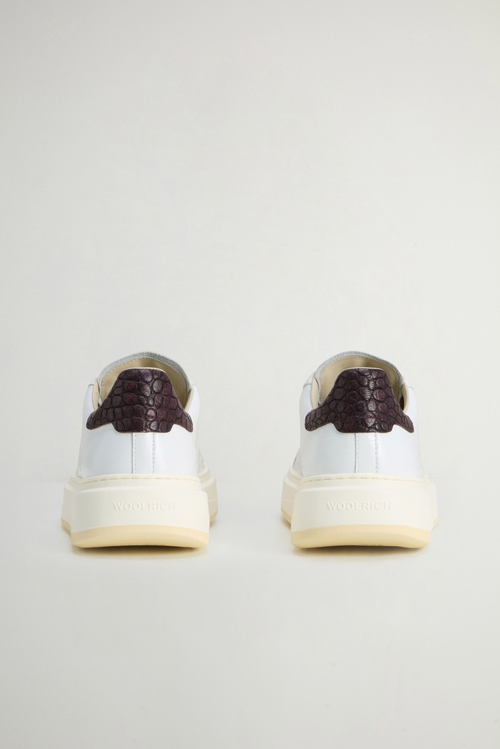 Arrow Sneakers in Calfskin White photo 3 | Woolrich