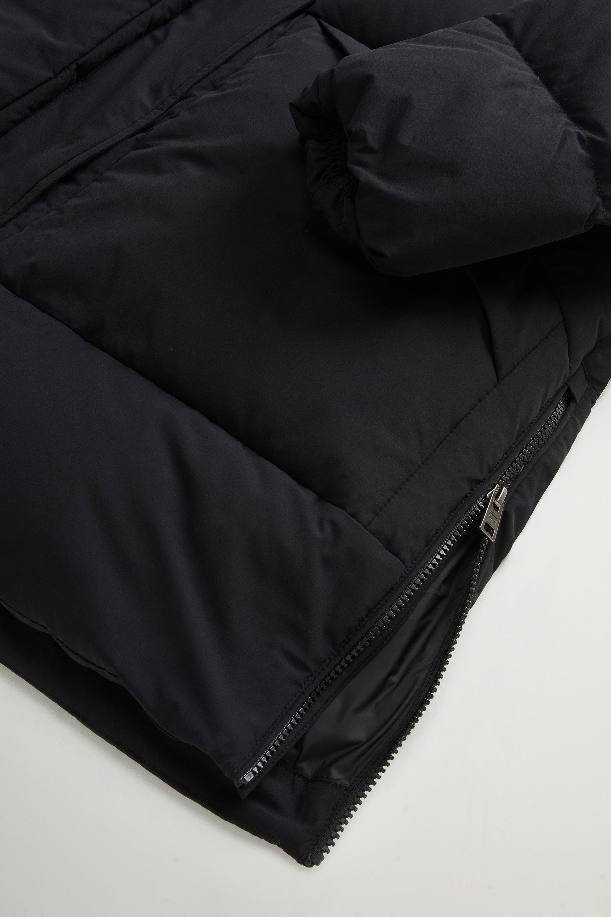 Quilted Madison Parka in Matte Stretch Nylon Black photo 7 | Woolrich