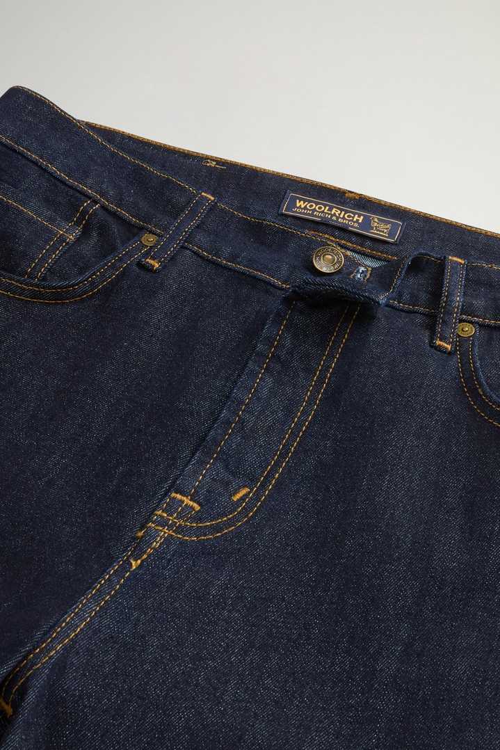 Five-Pocket-Hose aus Denim aus Baumwollstretch Blau photo 2 | Woolrich