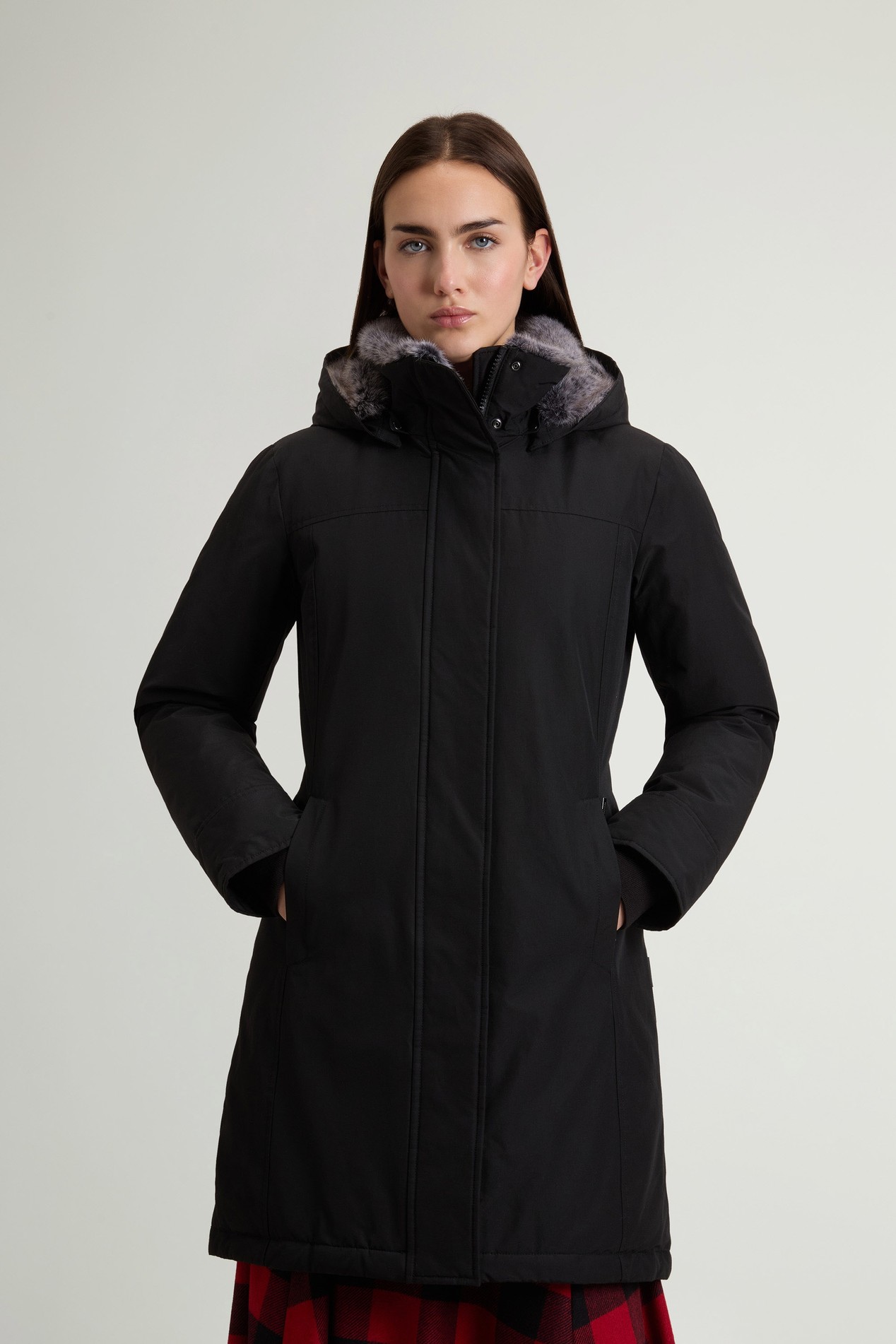 Boulder Coat with Faux Fur Insert Black photo 1 | Woolrich