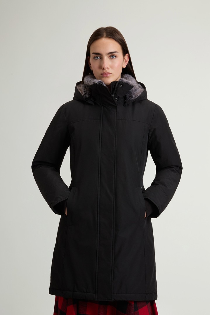 Boulder Coat with Faux Fur Insert Black photo 1 | Woolrich