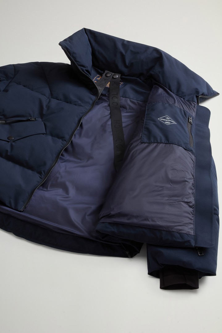 Quilted Jacket in WINDSTOPPER® by GORE-TEX® Fabric Blue photo 8 | Woolrich