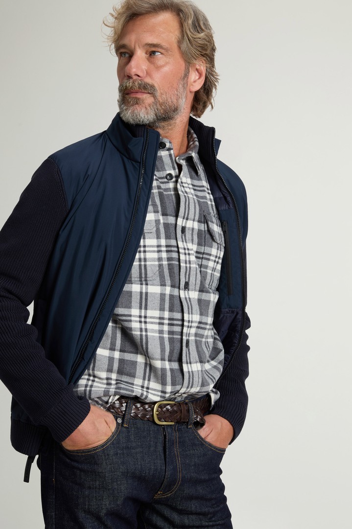 Hybrid Jacket in Cloud Poly Blue photo 4 | Woolrich