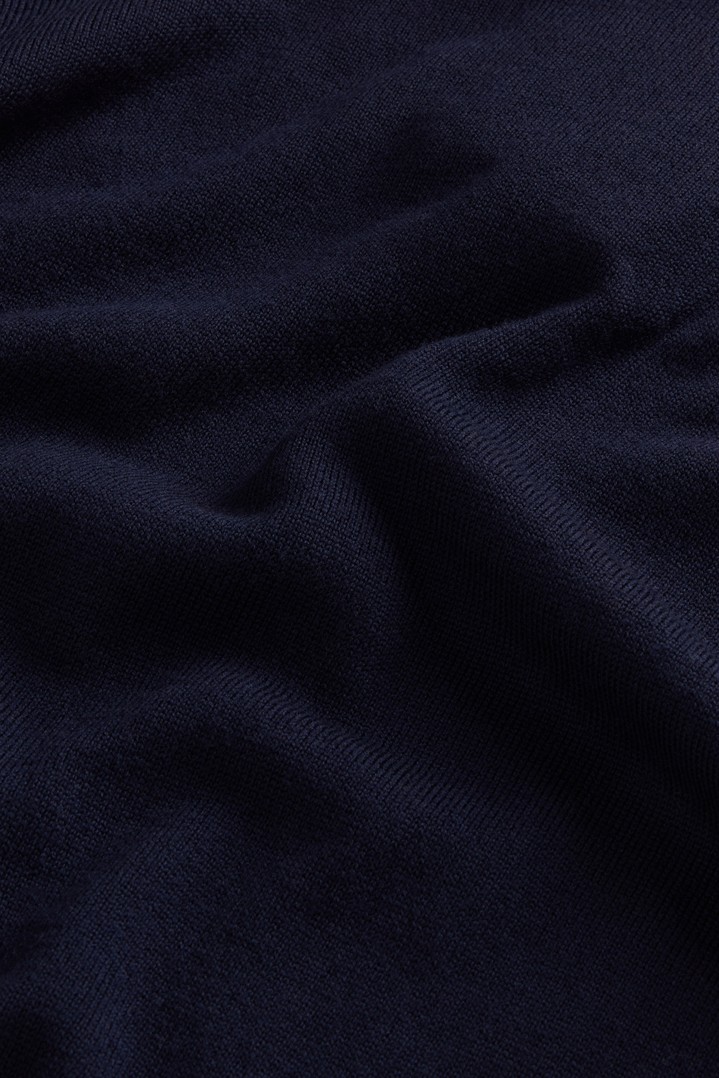Sweater in Pure Merino Virgin Wool Blue photo 6 | Woolrich