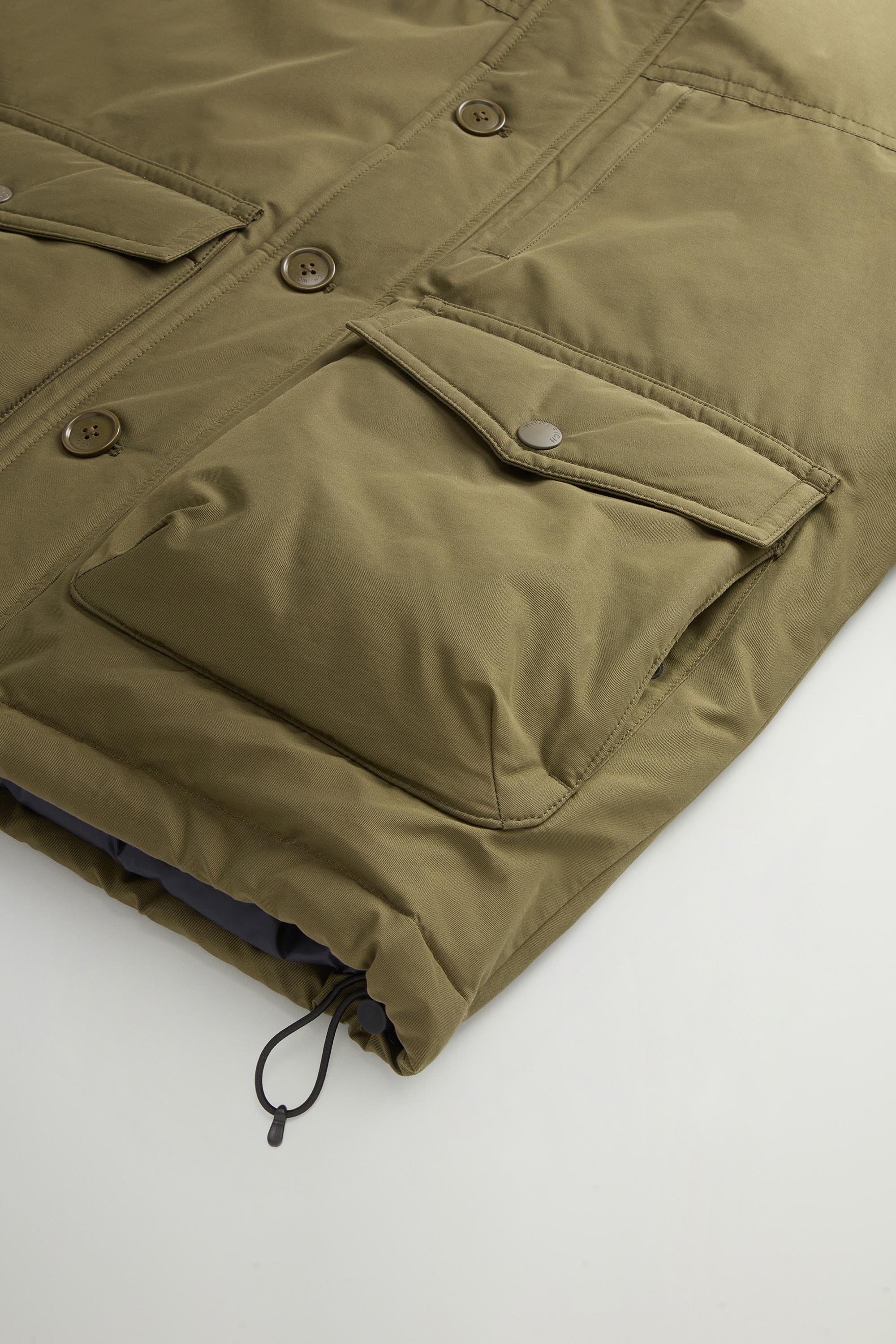 Ramar Cloth Bomber Jacket with Hood Green photo 6 | Woolrich