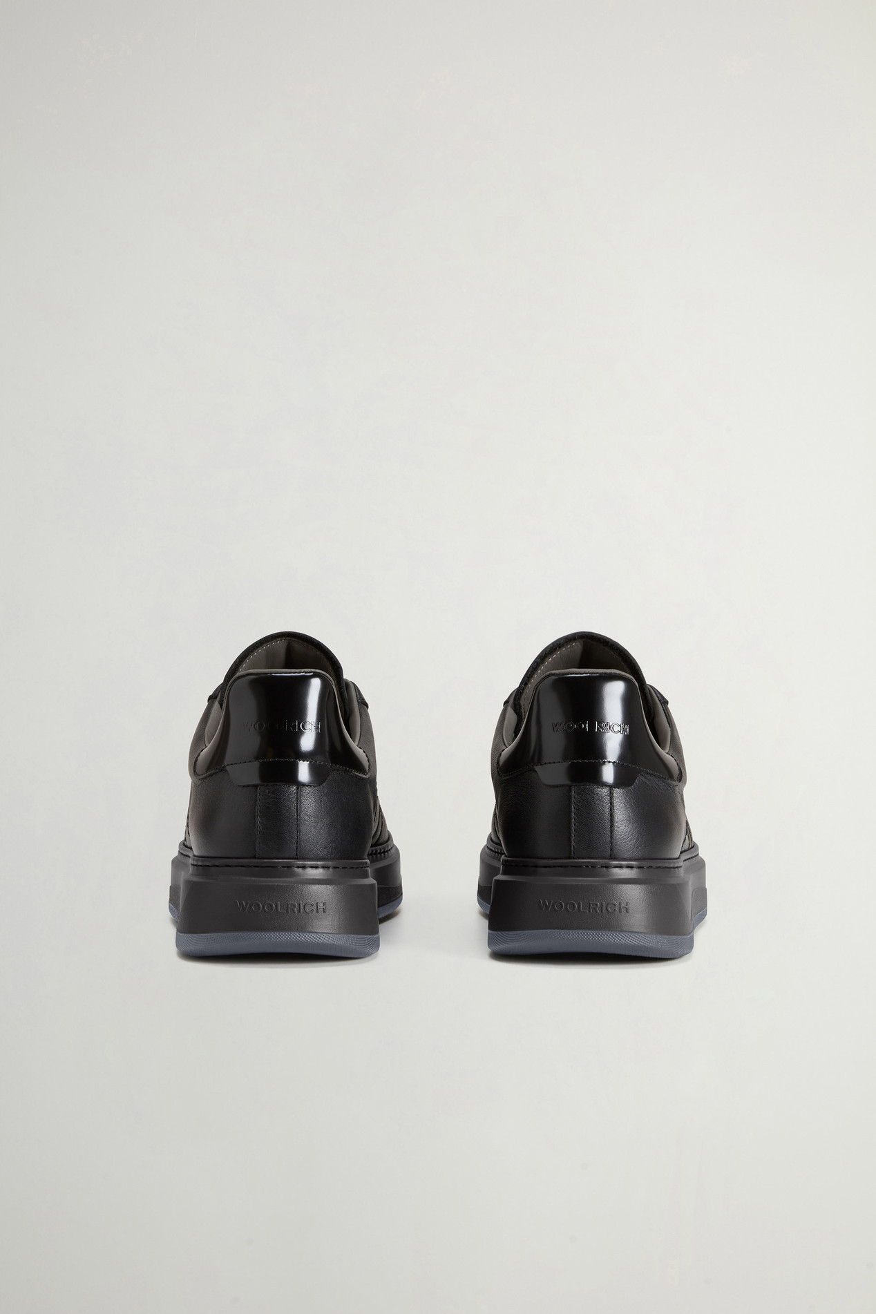 Arrow Sneakers in Leather Black photo 3 | Woolrich