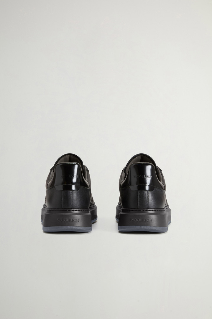 Arrow Sneakers in Leather Black photo 3 | Woolrich