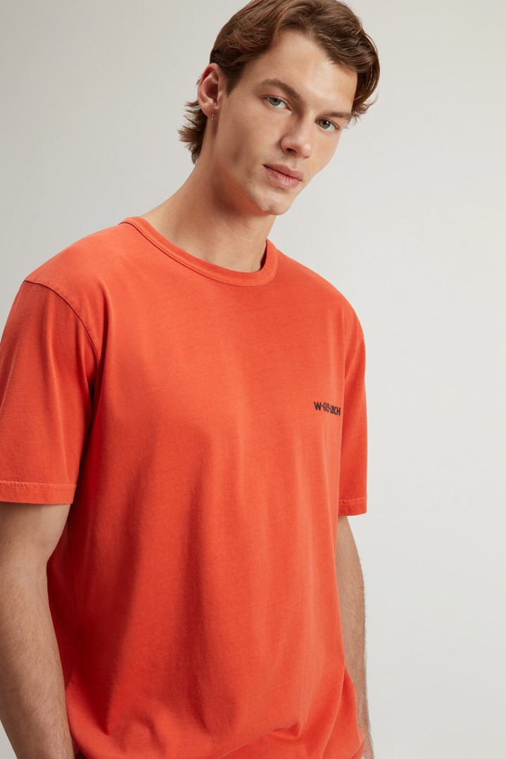 LIGHT GD GRAPHIC T-SHIRT Orange photo 4 | Woolrich