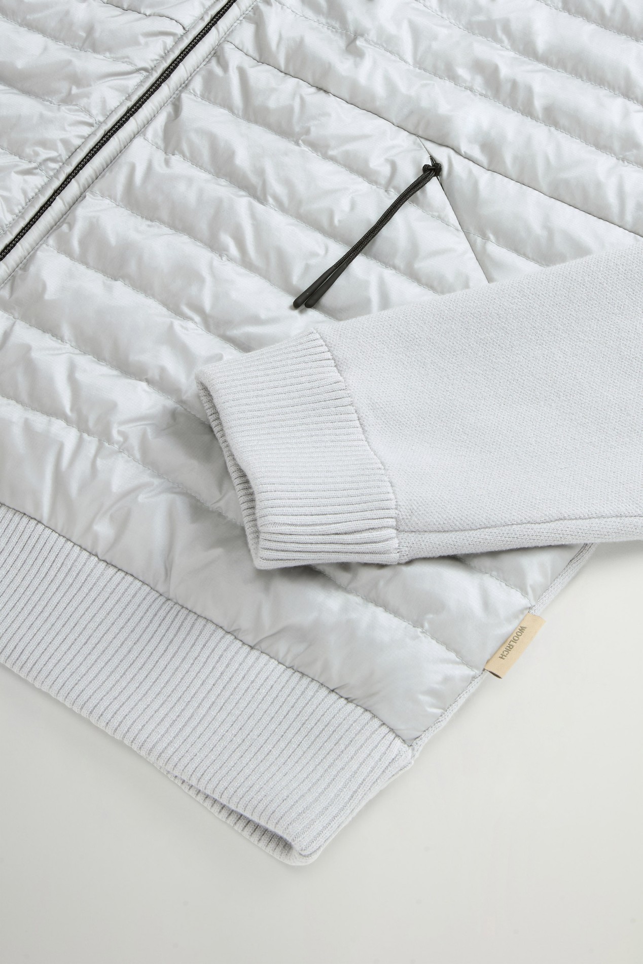 Allen Hybrid Jacket in Ripstop Nylon Gray photo 7 | Woolrich