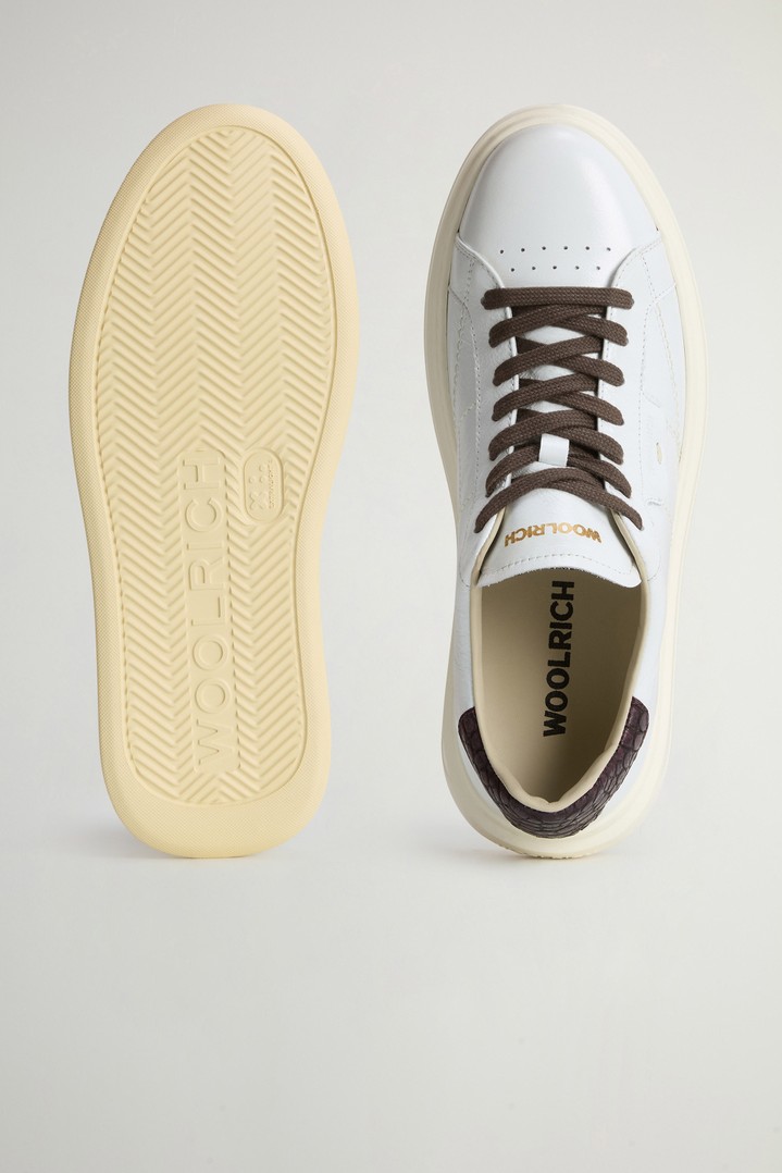 Arrow Sneakers in Calfskin White photo 4 | Woolrich
