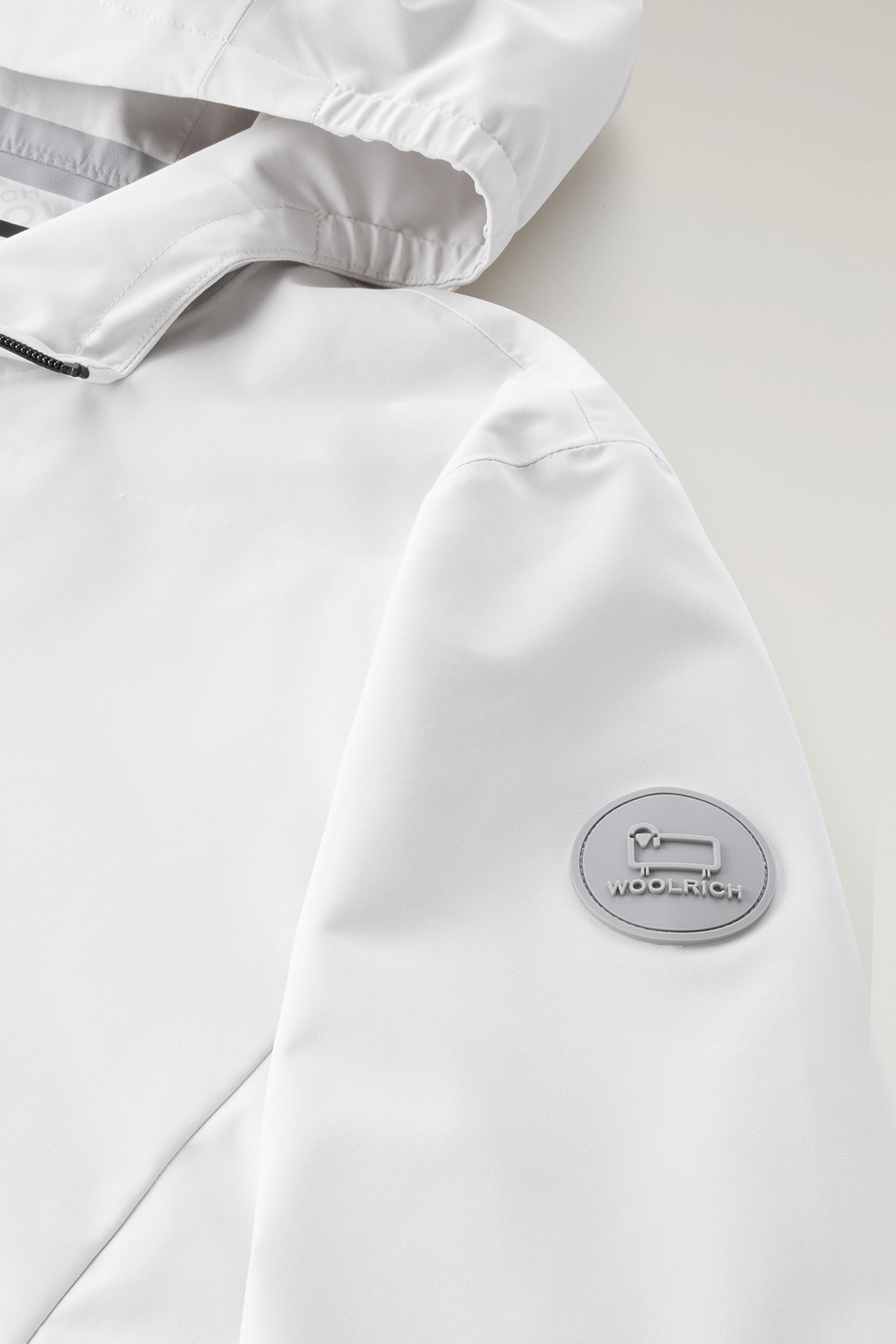 Waterproof Pacific Hooded Jacket White photo 3 | Woolrich