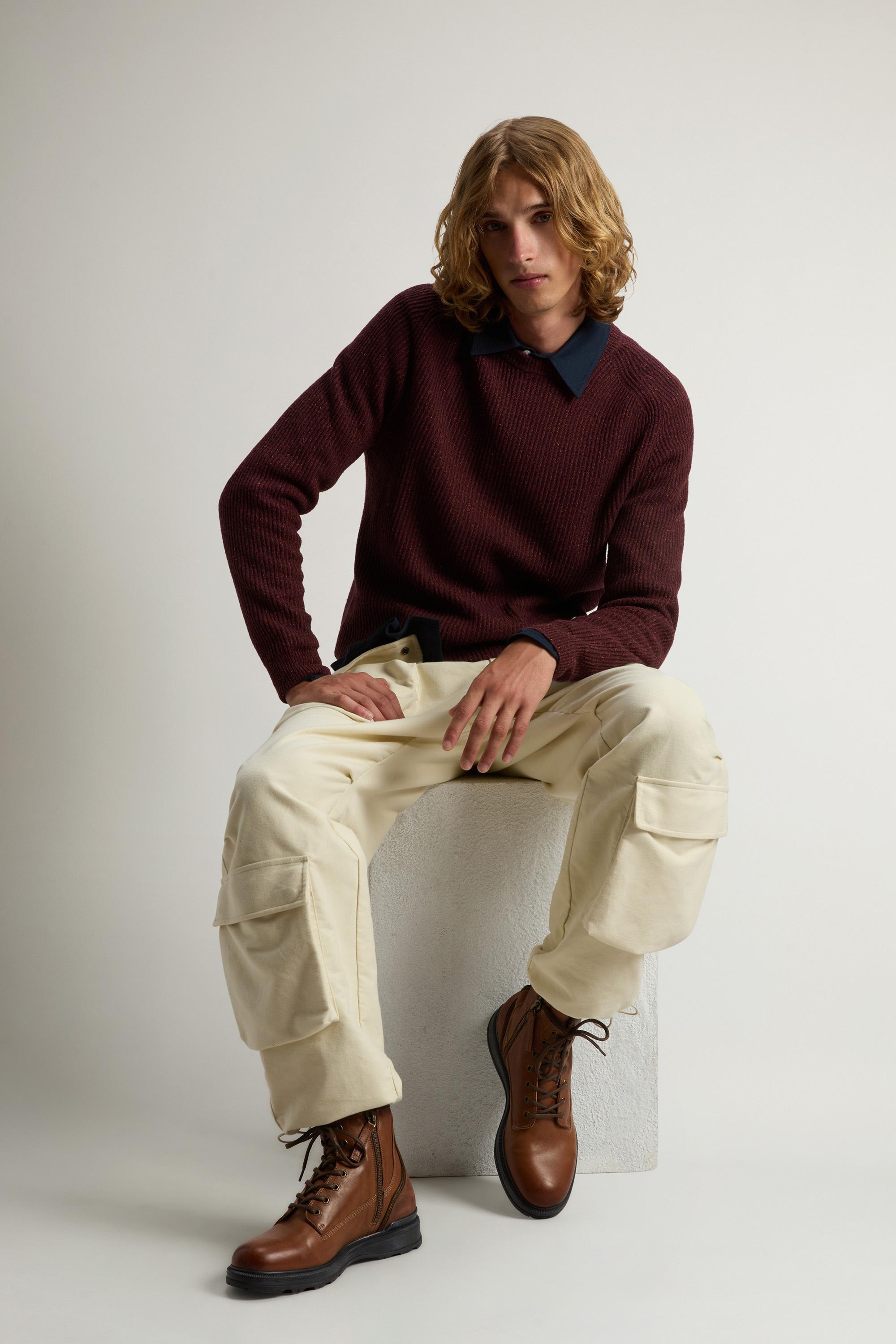 Grove Lace-Up Boots in Cowhide Leather Brown photo 7 | Woolrich