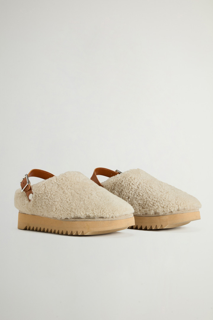 Shearling Mules Beige photo 2 | Woolrich