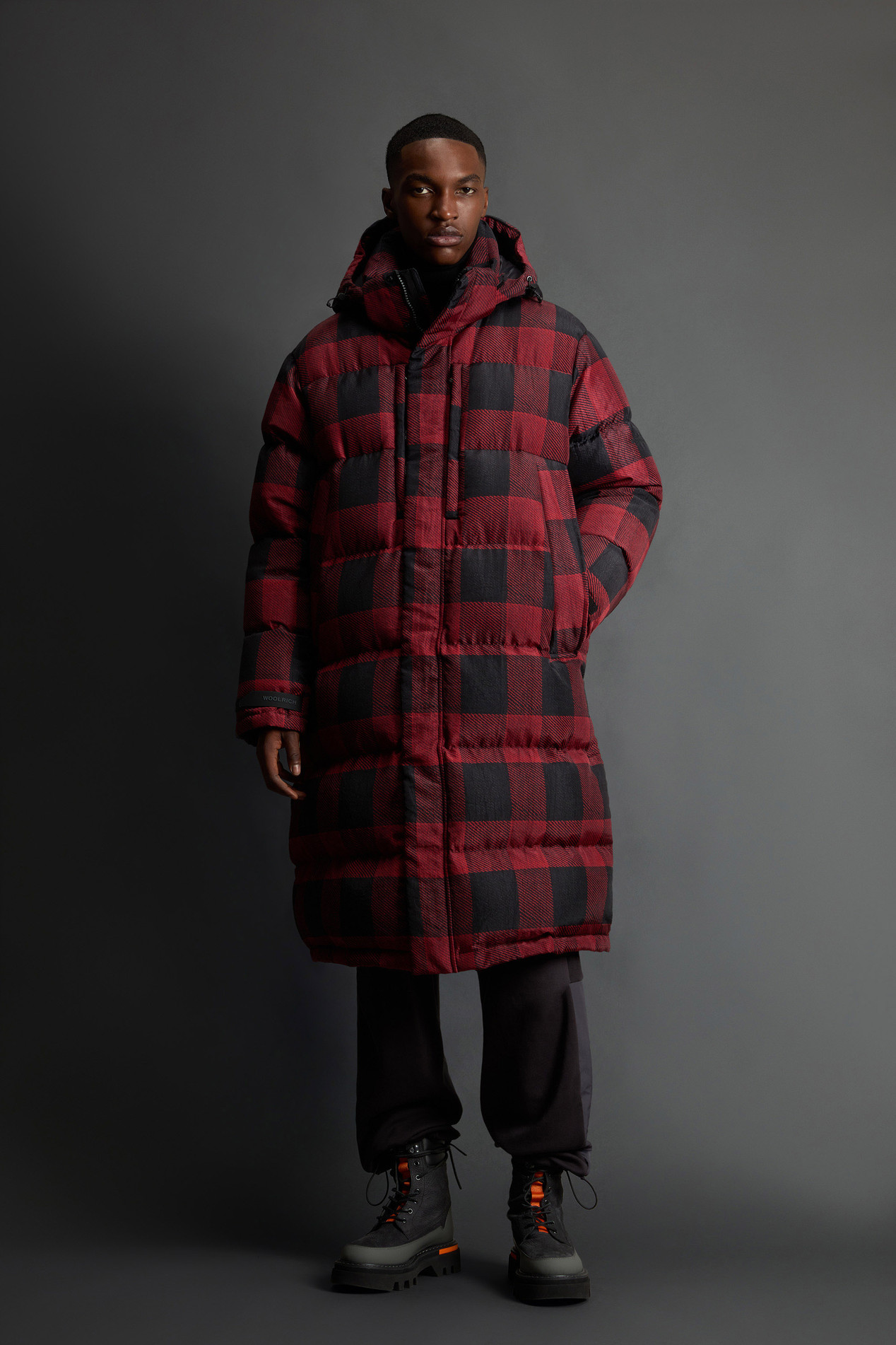 Quilted Check Parka in Olmetex Nylon by Todd Snyder Multicolor photo 1 | Woolrich