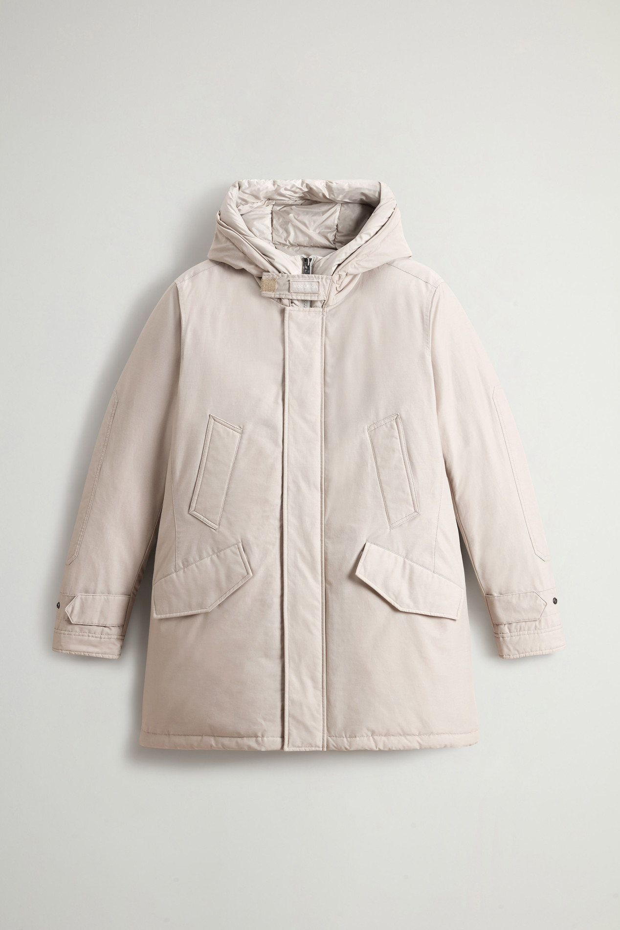 Polar Parka in Ramar Cloth with High Collar Beige photo 5 | Woolrich