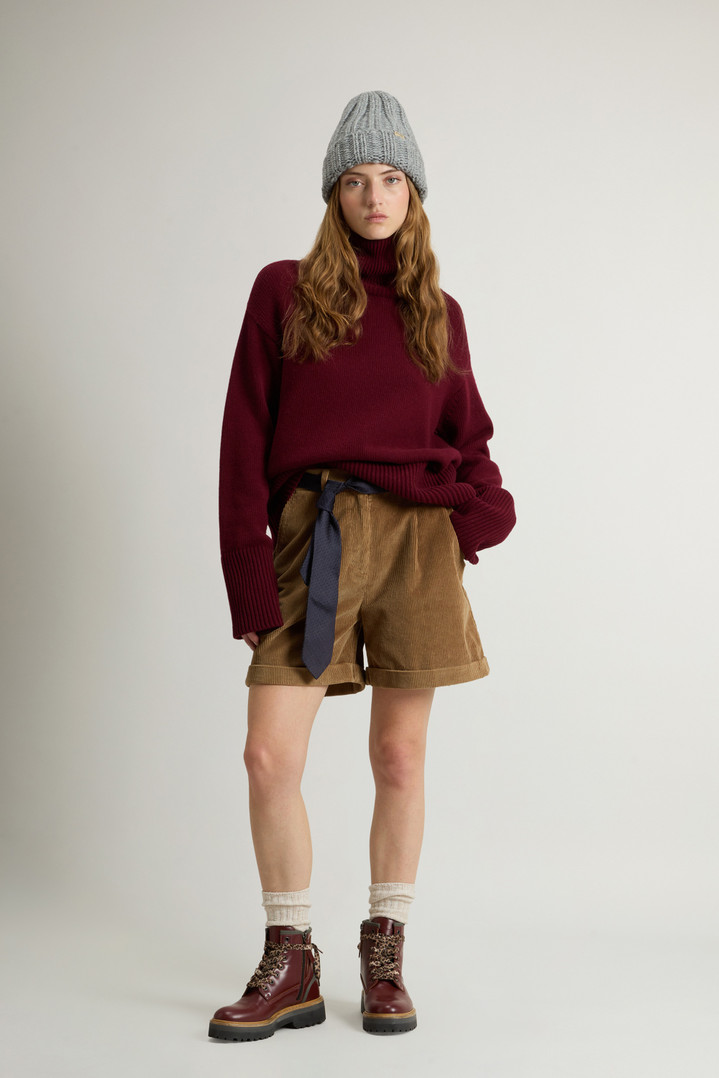 SUPERGEELONG TURTLENECK Burgundy photo 2 | Woolrich