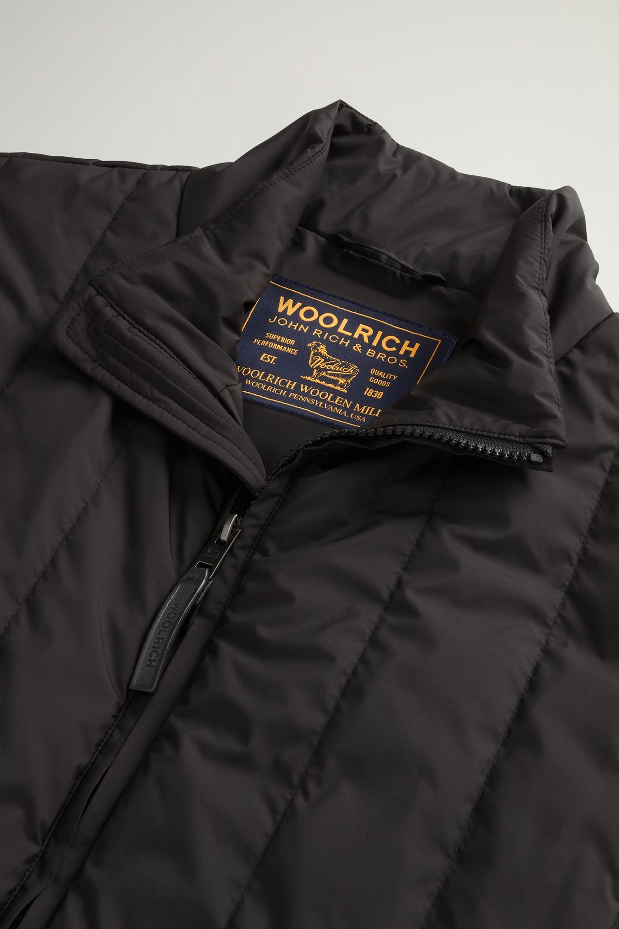 PADDED BIB-MICROFIBER Black photo 6 | Woolrich