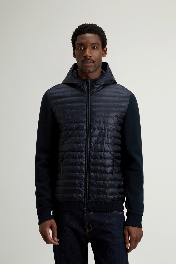 Allen Hybrid Jacket in Ripstop Nylon Blue photo 1 | Woolrich