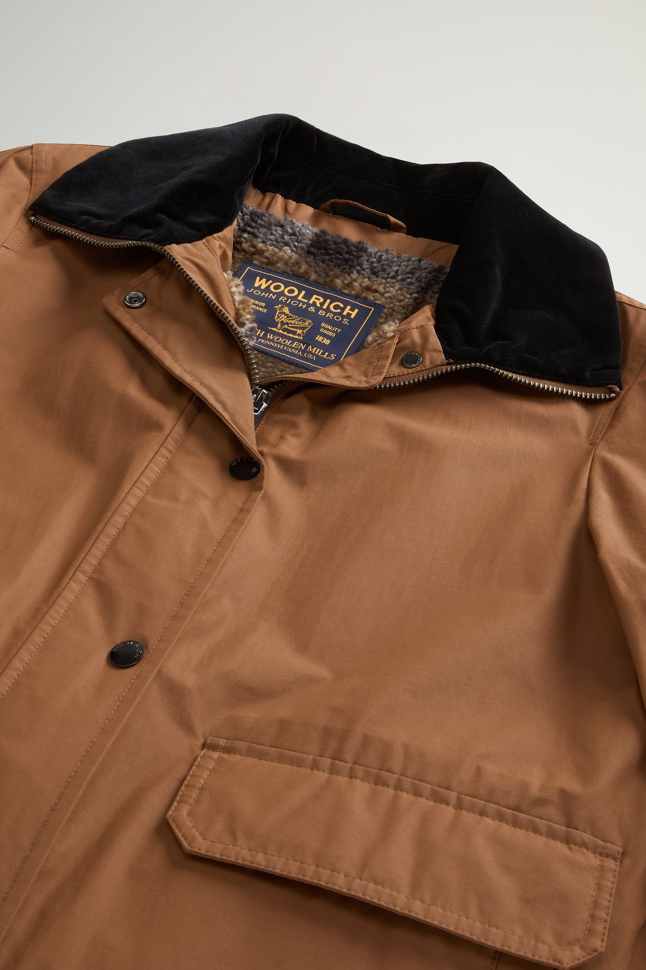 WAXED JACKET Braun photo 7 | Woolrich