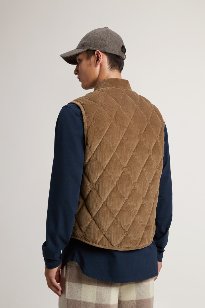 Corduroy Vest with Diamond Quilting Brown photo 3 | Woolrich