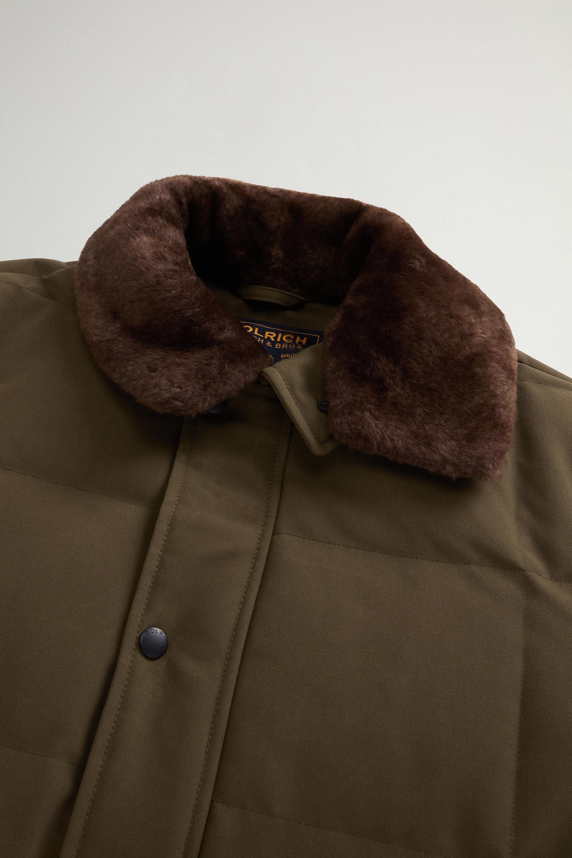 Blizzard Jacket in Quilted Canvas Green photo 6 | Woolrich