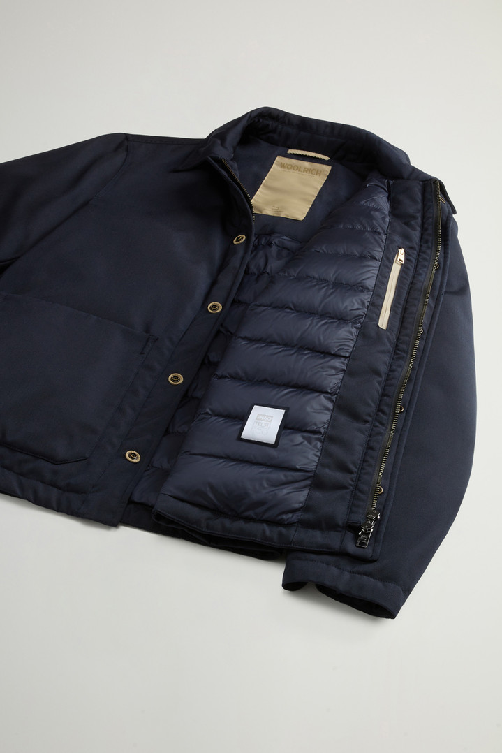 Padded Overshirt in Recycled CORDURA® Nylon Blue photo 8 | Woolrich