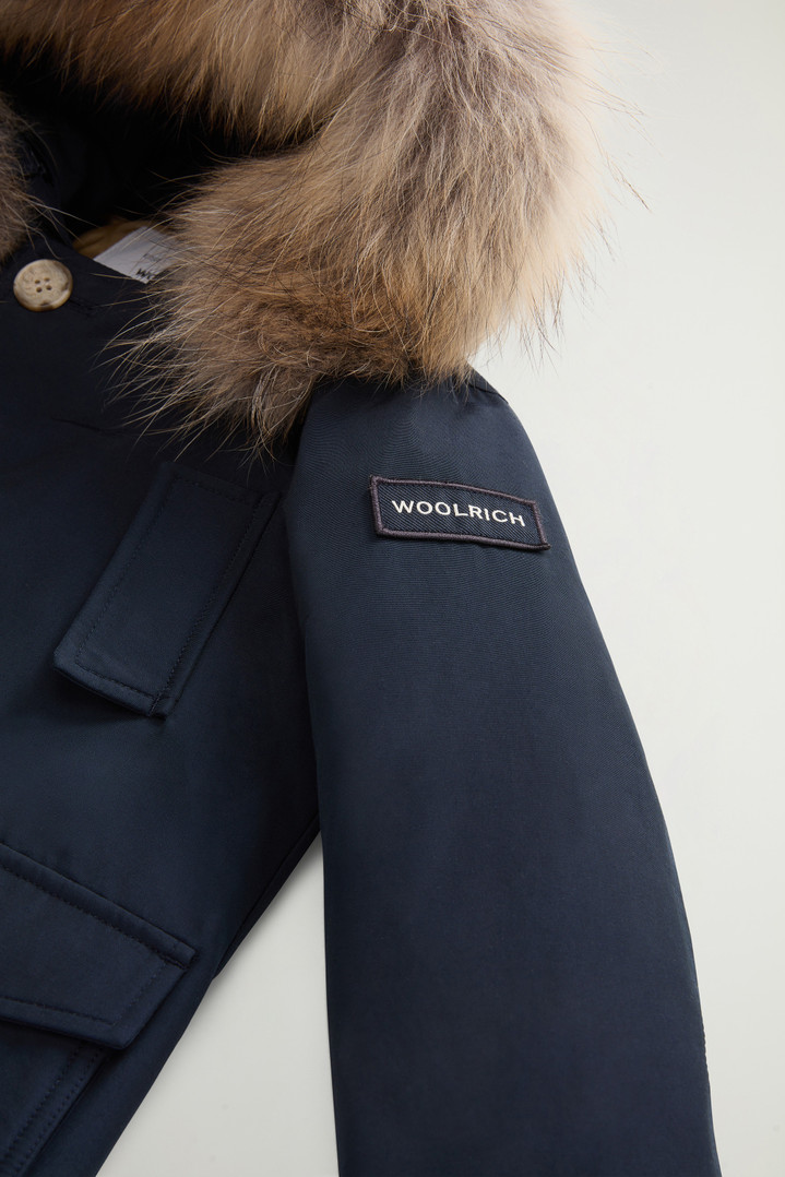 Babies’ Ramar Cloth Parka with Removable Fur Detail Blue photo 4 | Woolrich