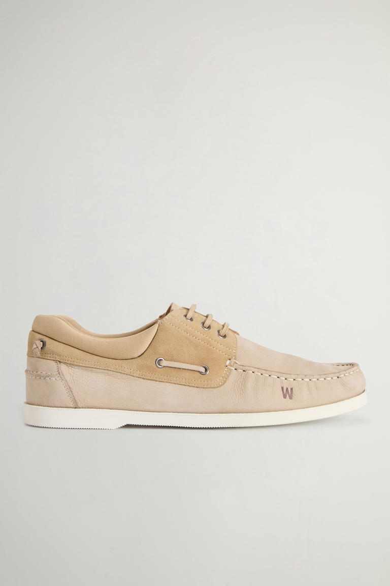Bootsschuhe aus einer Wildleder-Nubuk-Mischung Beige photo 1 | Woolrich