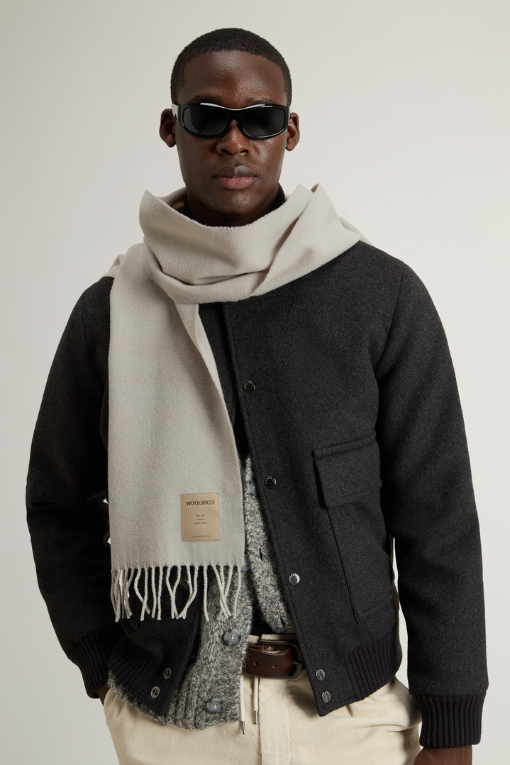 Écharpe en pure laine Gris photo 4 | Woolrich