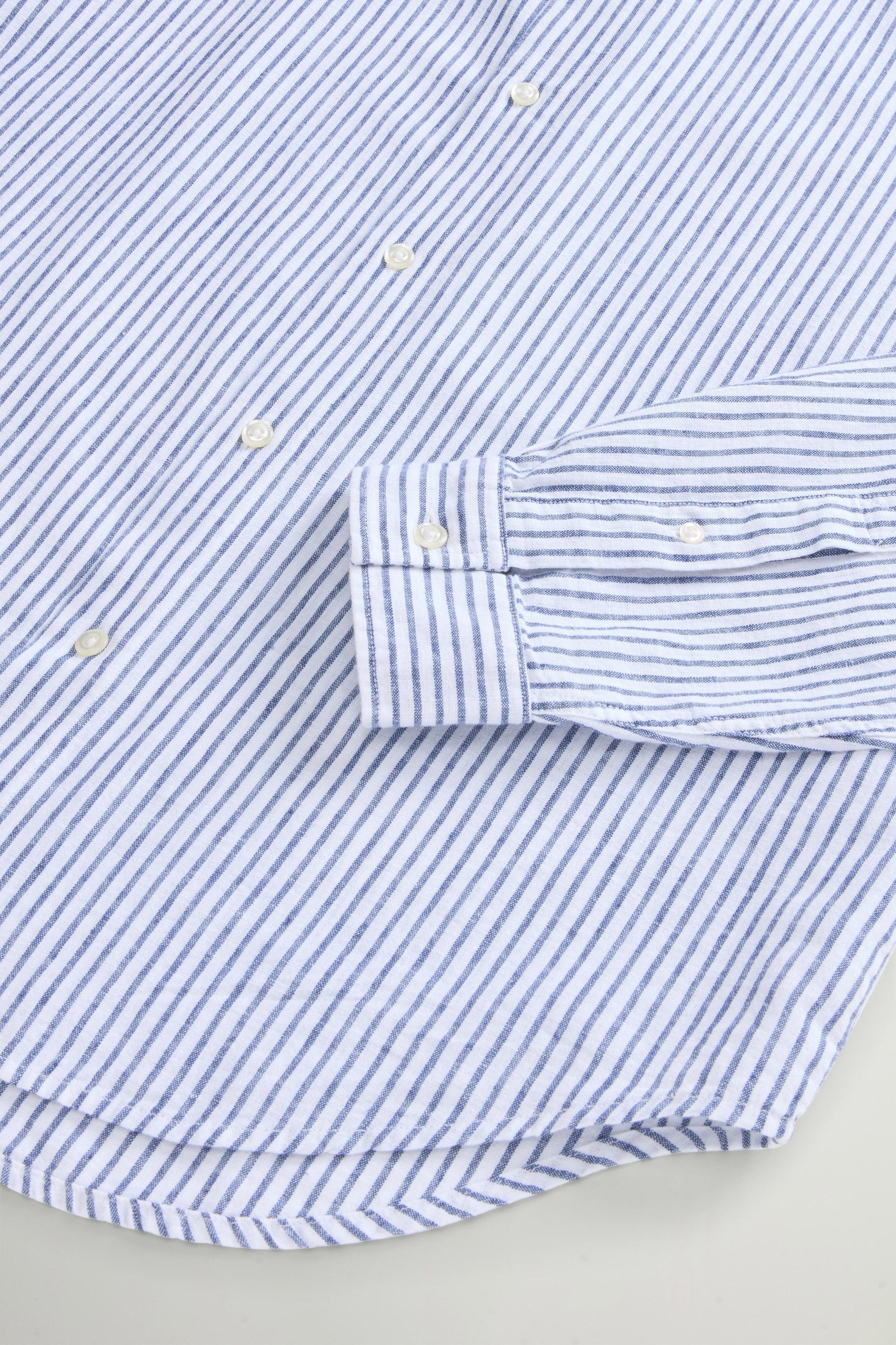 LINEN SHIRT YD Blue photo 7 | Woolrich