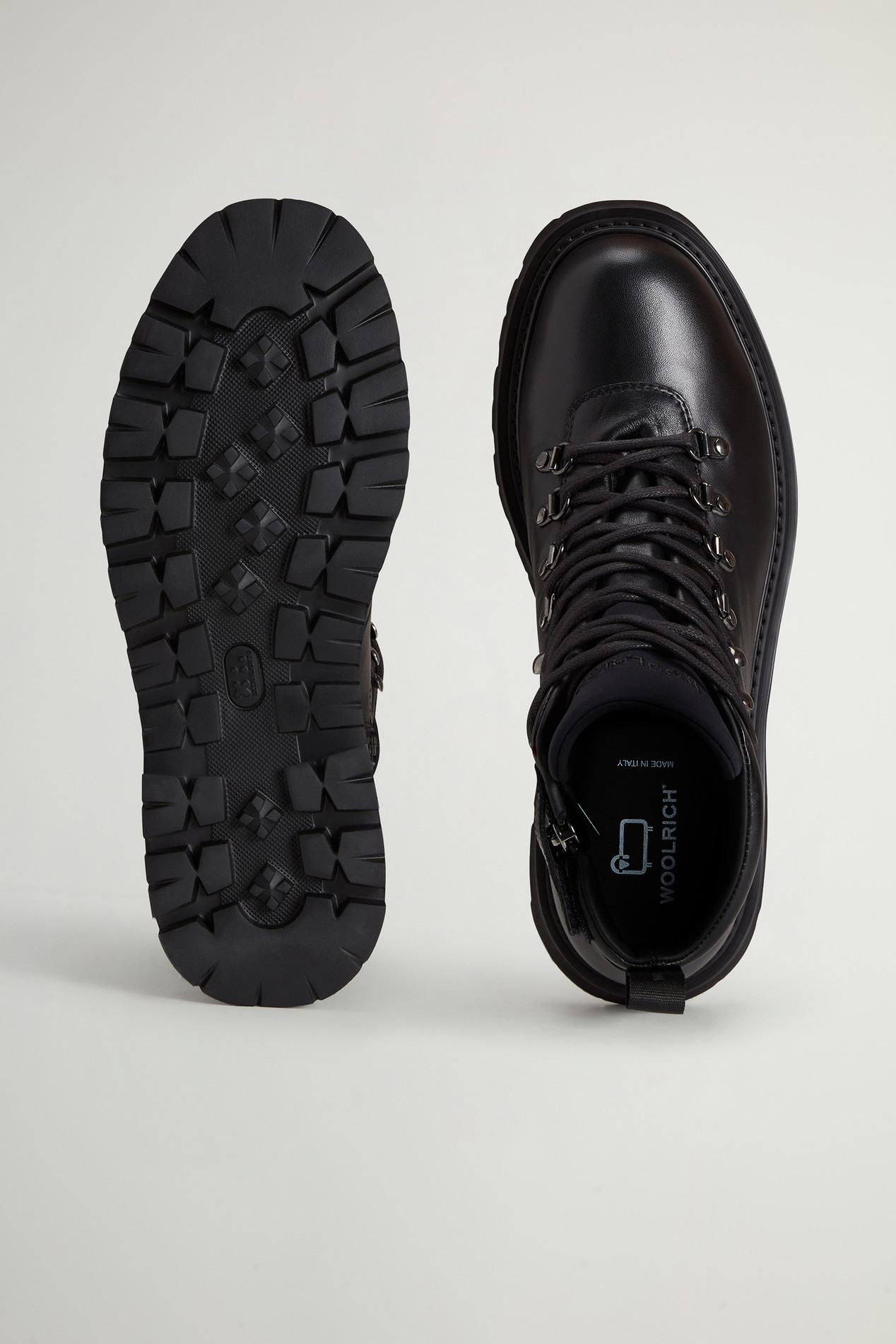 Hiking Boots in Leather Black photo 4 | Woolrich