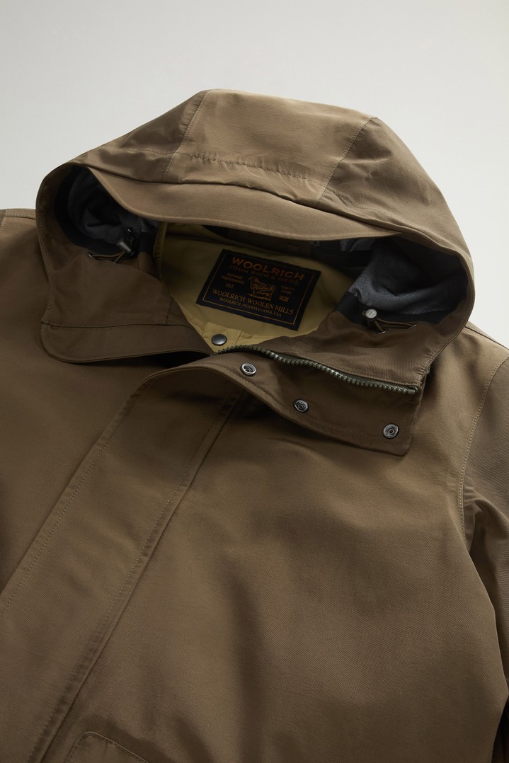 Officer 3-in-1 Waterproof Coat in Three-Layered Ramar Cloth Green photo 3 | Woolrich
