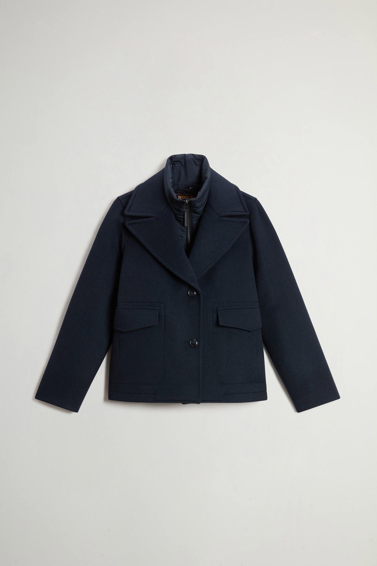 MELTON WOOL 2IN1 PEACOAT Blue photo 5 | Woolrich