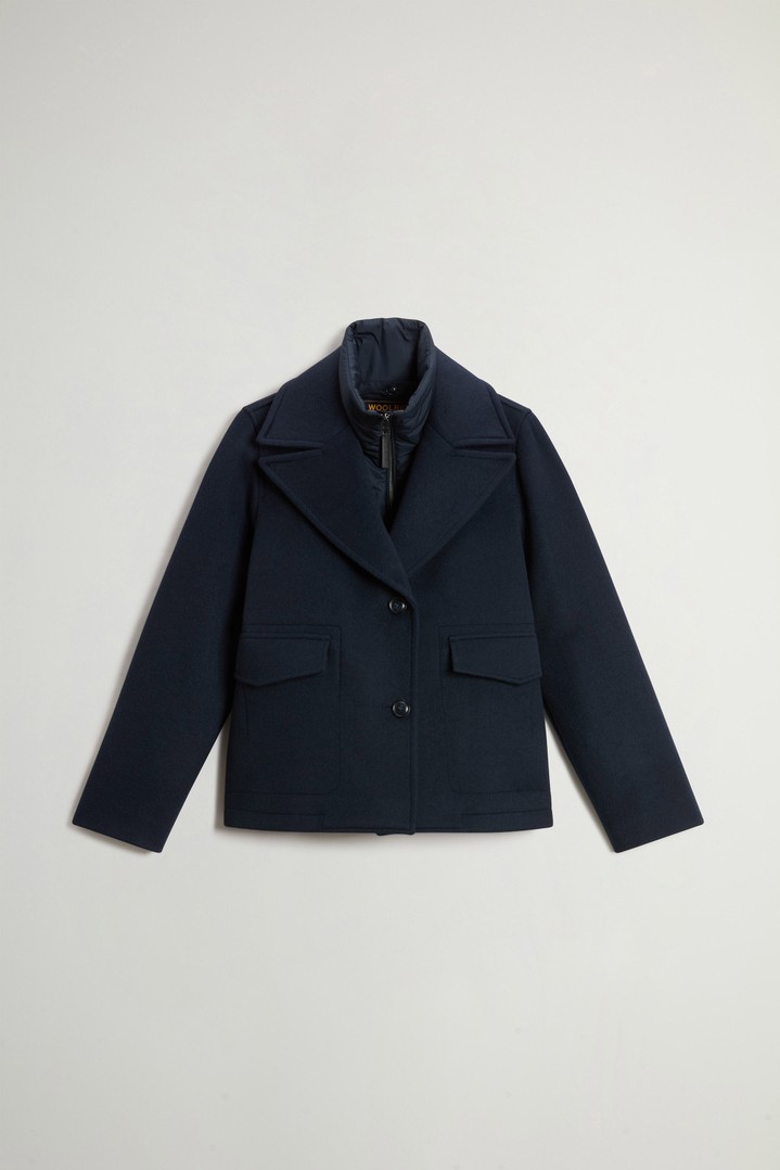 MELTON WOOL 2IN1 PEACOAT Blue photo 5 | Woolrich