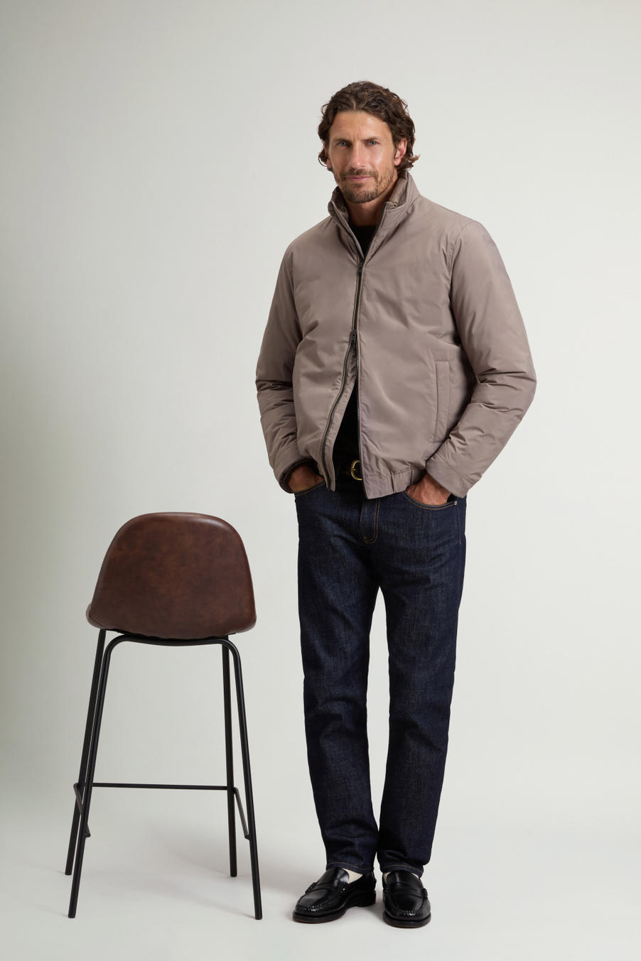 Padded Cloud Bomber Brown photo 1 | Woolrich